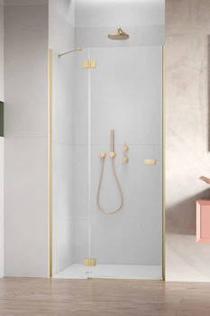Душові двері RADAWAY Garda Brushed Gold DWJ 90 см ліві 10710090-99-01L