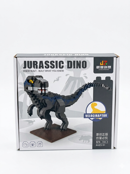Динозавр Велоцираптор — Конструктор Jurassic Dino (Micro-blocks) 870+(PCS)