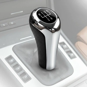 Ручка КПП Bmw Series E46 E60 E90 E92 (5 Швидкостей) Хром Перфорація