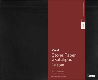 Записная книжка Karst Sketchpad A3 60 страниц Черный (754169025427)