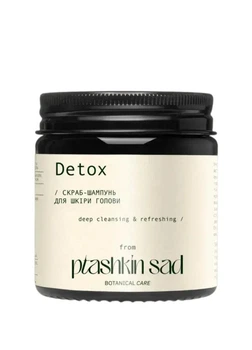 Скраб-шампунь для кожи головы с эвкалиптом by Ptashkin Sad "Detox" 150g