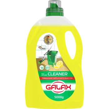 Засіб для миття підлоги Galax das PowerClean Лимон 5 кг (4823128002352) (340819)