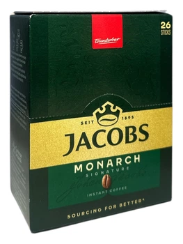 Кава Jacobs Monarch розчинна в стіках 26 х 1,8 г (443)