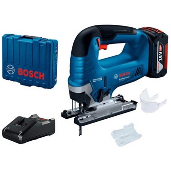 Аккумуляторный лобзик Bosch GST 185-LI Professional, акб 4 Ah и с/п, в кейсе