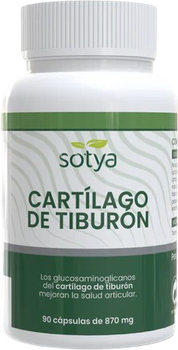 Дієтична добавка Sotya Cartilago de Tiburon 90 капсул (8427483008712)