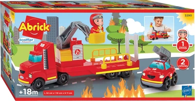 Zestaw Ecoiffier Fire Truck with Fire Engine 1430516 (3280250032908)