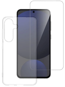 Zestaw ochrony 4smarts 360° Protection Set do Samsung Galaxy S25 FE Transparent (4252011912926)