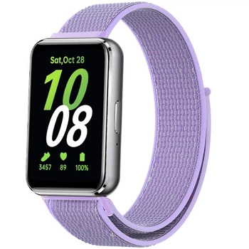 Ремінець Epik Nylon для смартгодинників Samsung Galaxy Fit3 purple