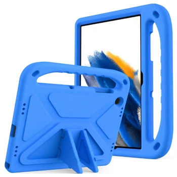 Чохол - накладка Kids with Stand для Samsung Tab A11+ з ручкою blue