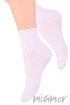 Носки хлопковые короткие без давления MasterStep 2090 Cotton (2 пары) 35-37 Белые