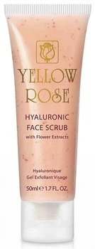 Скраб для обличчя з гіалуроновою кислотою Yellow Rose Hyaluronic Face Scrub 50 мл