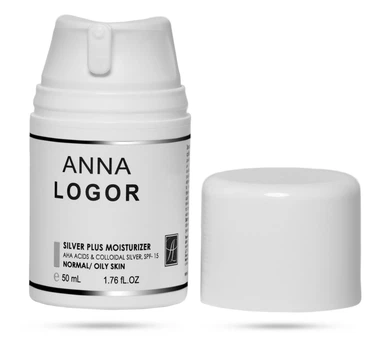 Зволожуючий крем з колоїдним сріблом Anna Logor Silver Plus Moisturizer 50 мл