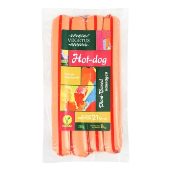 Сейтан колбасный Hot-Dog Vegetus 280 г