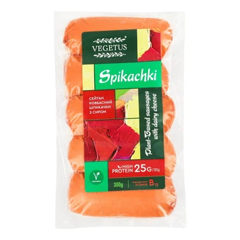 Сейтан колбасный Spikachki Vegetus 300 г