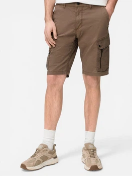 Шорты хлопковые короткие мужские Camel Active Bermudas / Shorts 496R19-7F22-26 31 Темно-коричневые (4063366302160)