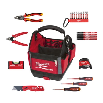 Набор ручного инструмента электрика PACKOUT MILWAUKEE, (23шт) в сумке