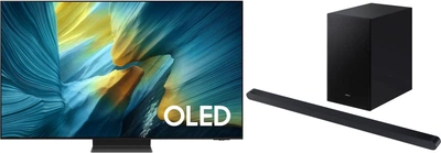 Комплект Телевізор Samsung OLED 55" QE55S95FAUXUA + Саундбар Samsung HW-S700D/UA