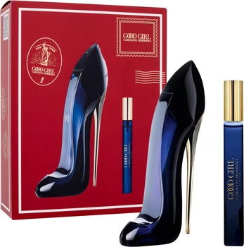 Набор для женщин Carolina Herrera Good Girl Парфюмированная вода Мини 10 мл + Парфюмированная вода 80 мл (8411061092774)
