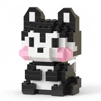 Конструктор Animal Bricks Фигурка Хаски 178 деталей Набор Мини Блоки (01774)