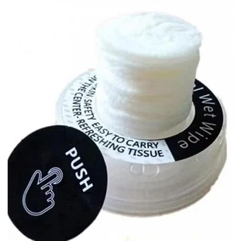 Магическая влажная салфетка в капсуле с нажатием Magical Wet Wipe, 1 шт CS81B