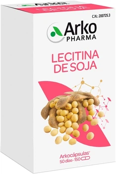 Suplement diety Arkopharma Lecytyna sojowa 150 kapsułek (3578836111360)