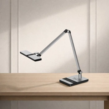 Лампа настільна світлодіодна гнучка Sirius BL-1105-C срібна