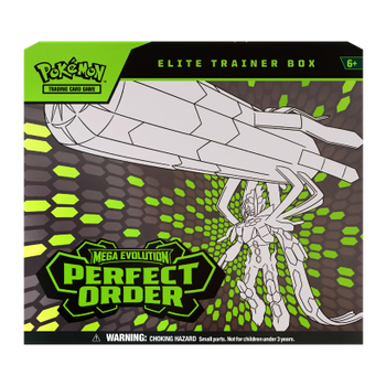 Картки Коллекционная Игра Pokemon Mega Evolution Perfect Order - Elite Trainer Box