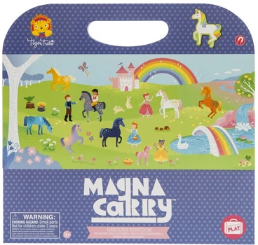 Zestaw magnesów Tiger Tribe Przenośne Królestwo Jednorożców (6-1214) (9341736008641)