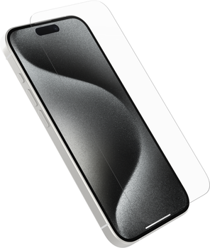 Захисне скло OtterBox Premium Glass Antimicrobial для Apple iPhone 15 Pro Transparent Pro Pack (840304743698)
