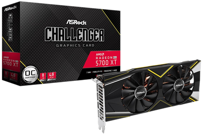 Відеокарта AMD Radeon RX 5700 XT 8GB ASRock Challenger D OC (RX5700XT CLD 8GO) Б/В