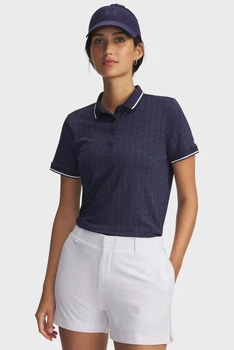 Футболка женская Under Armour Ua Playoff Jacquard Polo S Темно-синій 6003793-410