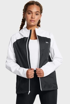 Вітровка жіноча Under Armour Ua Strmprf Cldstrke Nov Jkt S Чорно-білий 1381882-001