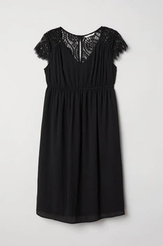 Сукня для вагітних чорний H&M М (0741276)