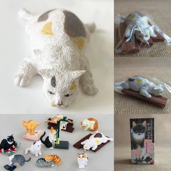 Колекційна фігурка хатній кіт, веселі кішки, котик Neargo Collection Vol.4 Sweet Bandai товстий кіт