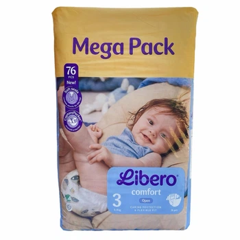 Подгузники Libero Comfort 3 размер (5-8 кг) 76 шт