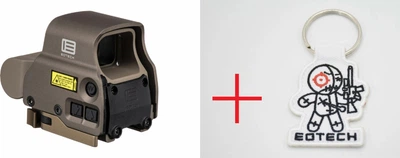 Коллиматорный голографический прицел EOTech EXPS3-0 Тан+Подарок Брелок для ключей EOTECH Mayhem с вышивкой