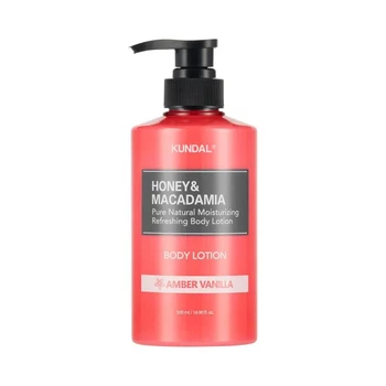 Лосьон для тела "Амбра Ваниль" Kundal Honey & Macadamia Pure Body Lotion Amber Vanilla 500 мл