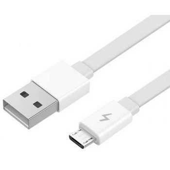 Кабель ZMi MicroUSB AL600 1 метр белый
