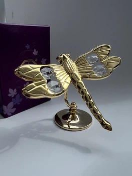 Фігурка зі стразами Swarovski Стрекоза 10х8 см 160900