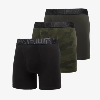 Труси-боксери UA PERFORMANCE COTTON - PRINT 6 Чорний, Зелений M (1383890-392 M)