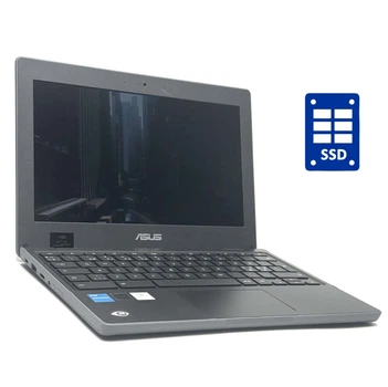 Нетбук Asus ChromeBook CR1100CK / 11.6" (1366x768) IPS / Intel Celeron N4500 (2 ядра по 1.1 - 2.8 GHz) / 4 GB DDR4 / 32 GB SSD / Intel UHD Graphics / WebCam / Chrome OS б/у