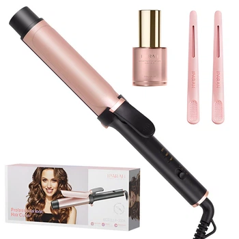 Щипцы для завивки волос IPARAH P-200P для локонов Pink