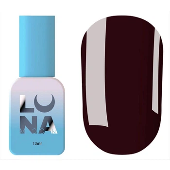 Color №07 Luna Moon 13 мл Глубокий темно бордовый Гель лак для маникюра Гель лак для ногтей