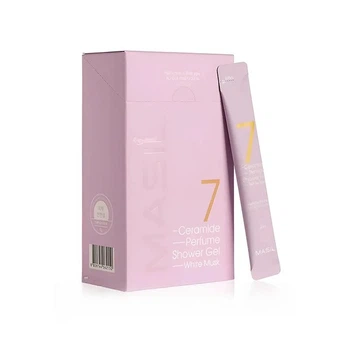 Гель для душу з ароматом жасмину та мускусу Masil 7 Ceramide Perfume Shower Gel White Musk, пробник 8 мл