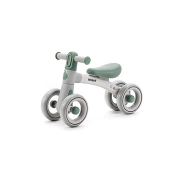 Біговел Adamex Welly з ліхтариком та блокуванням повороту керма, 4 колеса EVA 15,5 см Grey Mint