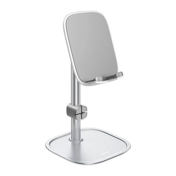 Подставка для планшета и телефона Literary youth desktop bracket Silver Baseus (SUWY-0S)