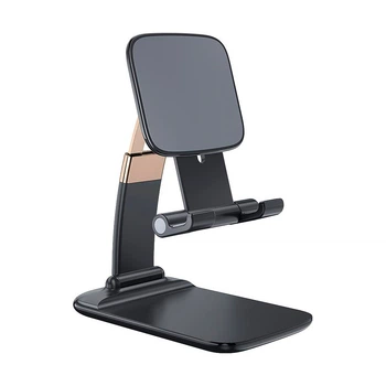 Подставка для планшета и телефона Knight Foldable Desk Mobile Phone Holder Stand (Plastic) Black Essager (EZJZM-QSSJ01)