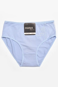 Трусы женские полубатальные синего цвета HANA размер 48 (211805)