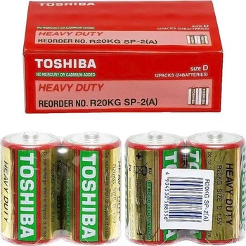 Батарейки Toshiba Heavy Duty LR20 20 шт/уп