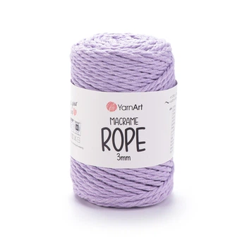 Шнур кручений YarnArt macrame rope 3мм фіалка 250г (№765)